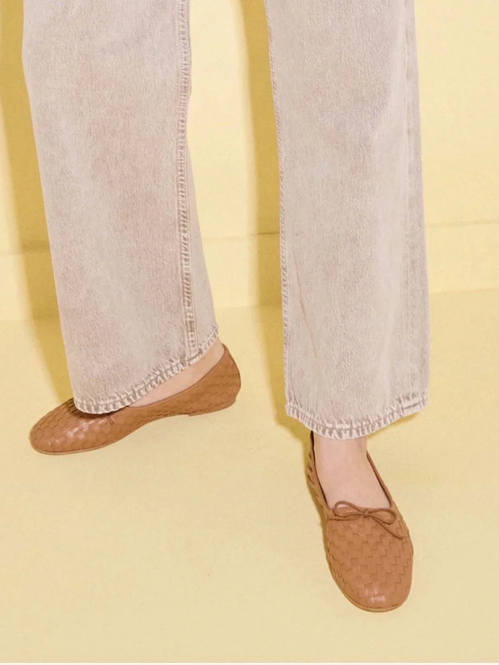 Freda Salvador Roma Cognac Woven Calf - Picture 2 of 9